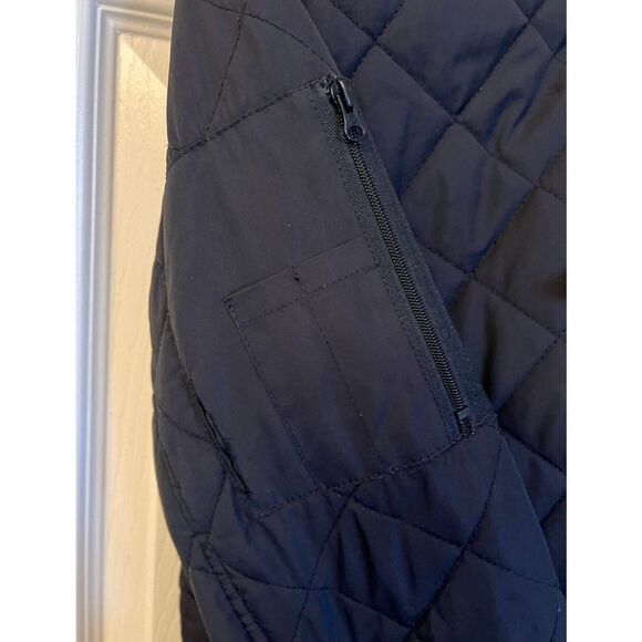 Element Streetwear Quilted Puffer Long Hooded Black Men's Jacket Large - Picture 9 of 10